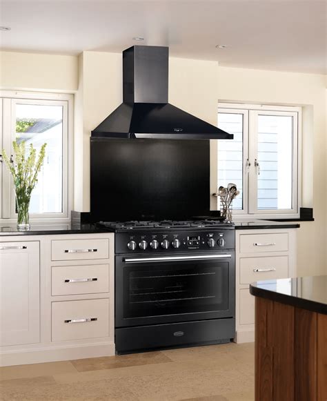 kitchens with black ovens